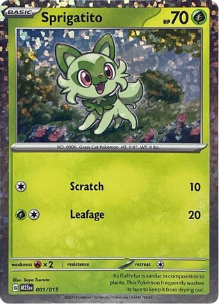 Sprigatito (001/015) - MP2  - Promo - Holofoil