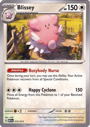 Blissey (012/015) - MP2  - Promo