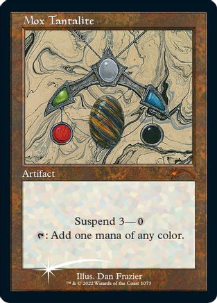 Mox Tantalite (Retro Frame) (Foil Etched) (SLD-1073) - mythic - Foil