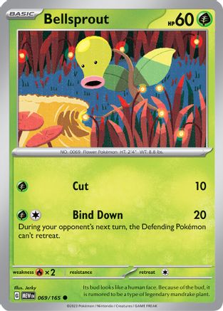 Bellsprout (069/165) - SSV1  - Common - Reverse Holofoil