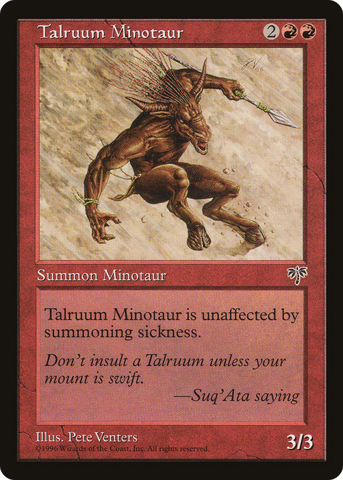 Talruum Minotaur (MIR-196) - common