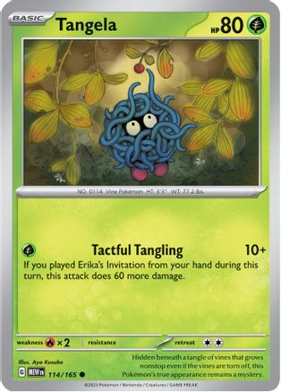 Tangela (114/165) - SSV1  - Common - Reverse Holofoil