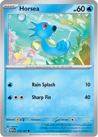 Horsea (116/165) - SSV1  - Common