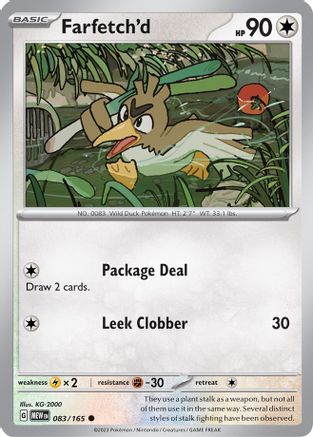 Farfetch'd (083/165) - SSV1  - Common - Reverse Holofoil