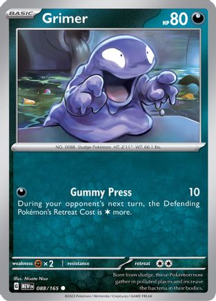 Grimer (088/165) - SSV1  - Common - Reverse Holofoil
