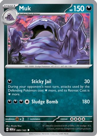 Muk (089/165) - SSV1  - Uncommon - Reverse Holofoil