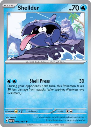 Shellder (090/165) - SSV1  - Common