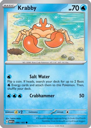 Krabby (098/165) - SSV1  - Common