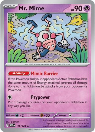 Mr. Mime (122/165) - SSV1  - Rare - Holofoil