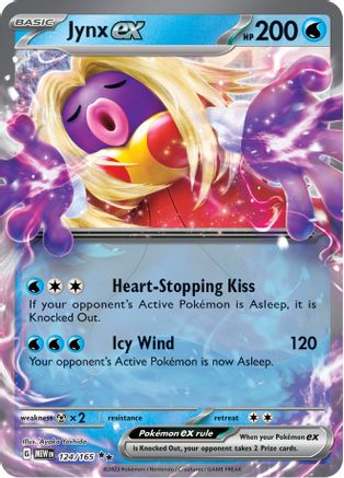 Jynx ex (124/165) - SSV1  - Double Rare - Holofoil
