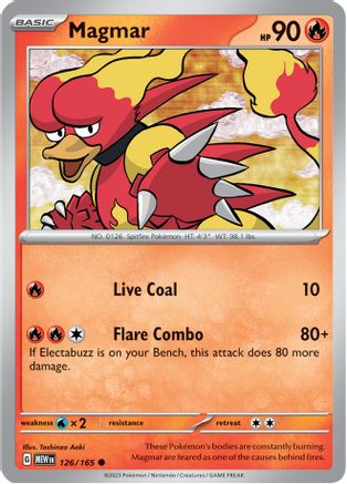 Magmar (126/165) - SSV1  - Common - Reverse Holofoil