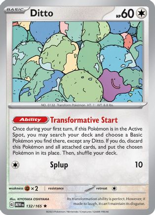 Ditto (132) - SSV1 - Rare - Holofoil