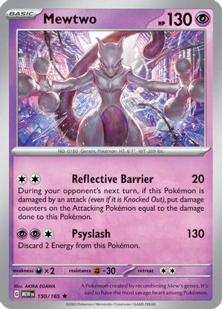 Mewtwo (150/165) - SSV1  - Rare - Reverse Holofoil