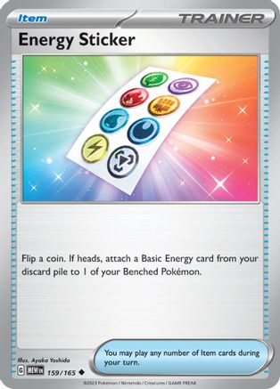 Energy Sticker (159/165) - SSV1  - Uncommon - Reverse Holofoil