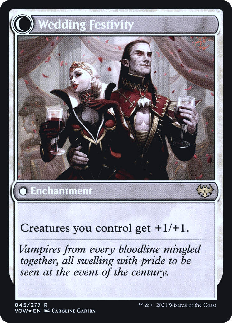 Wedding Announcement // Wedding Festivity (PRE-45S) - rare: (Double Faced Transform) - Foil
