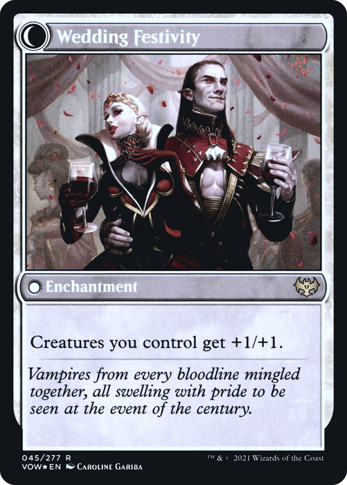 Wedding Announcement // Wedding Festivity (PRE-45S) - rare: (Double Faced Transform) - Foil
