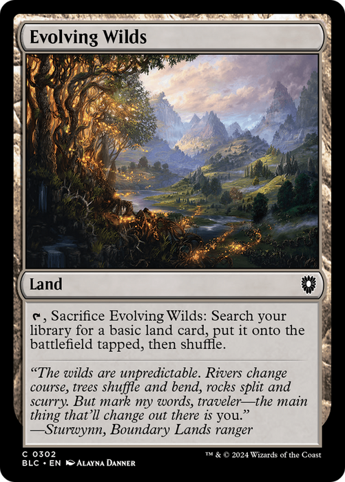 Evolving Wilds (BLC-302) - common