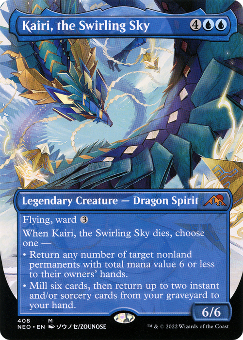 Kairi, the Swirling Sky (NEO-408) - mythic (Borderless) - Foil