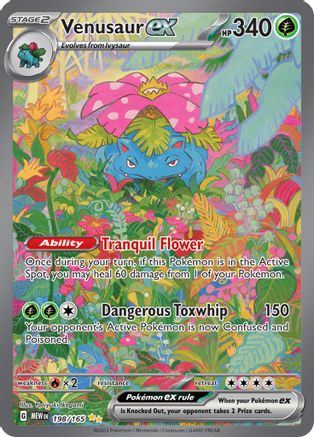 Venusaur ex (198/165) - SSV1  - Special Illustration Rare - Holofoil