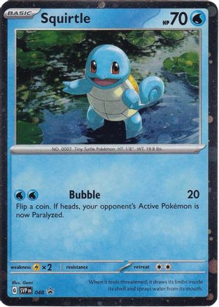 Squirtle (048) - SSVPC  - Promo - Holofoil