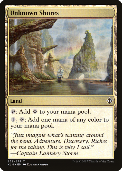 Unknown Shores (XLN-259) - common - Foil