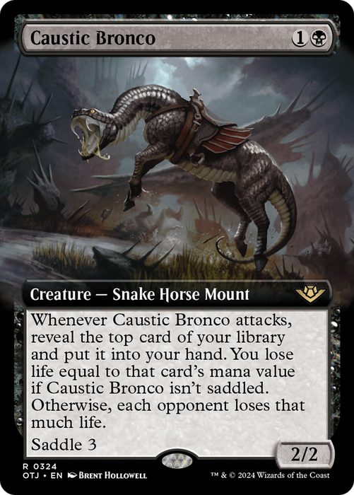 Caustic Bronco (OTJ-324) - rare: (Extended Art)