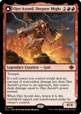 Ojer Axonil, Deepest Might // Temple of Power (LCI-158) - mythic - Foil