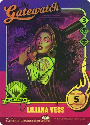 Liliana Vess // Liliana Vess (SLD-747) - mythic: (Full Art) (Borderless) - Foil