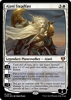 Ajani Steadfast (CMM-813) - mythic
