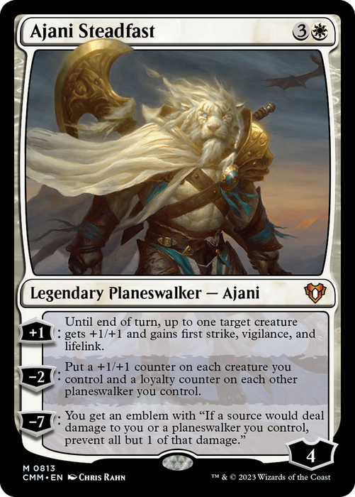 Ajani Steadfast (CMM-813) - mythic