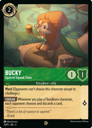 Bucky - Squirrel Squeak Tutor (15) - Promo - Cold Foil
