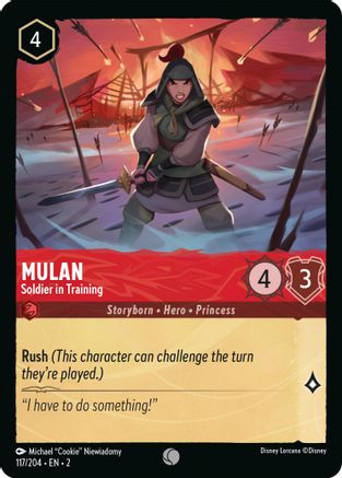 Mulan - Soldier in Training (117/204) - Common