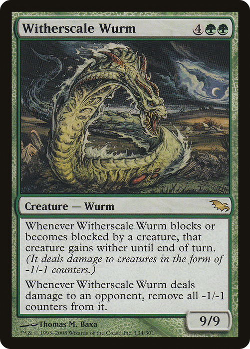 Witherscale Wurm (SHM-134) - rare - Foil