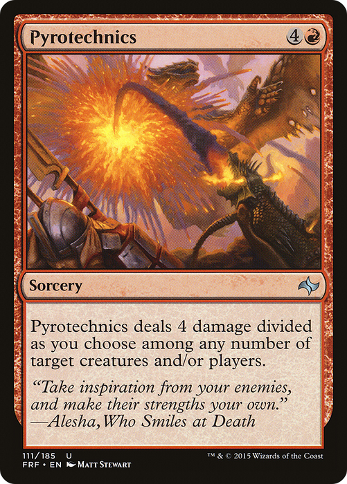 Pyrotechnics (FRF-111) - uncommon - Foil