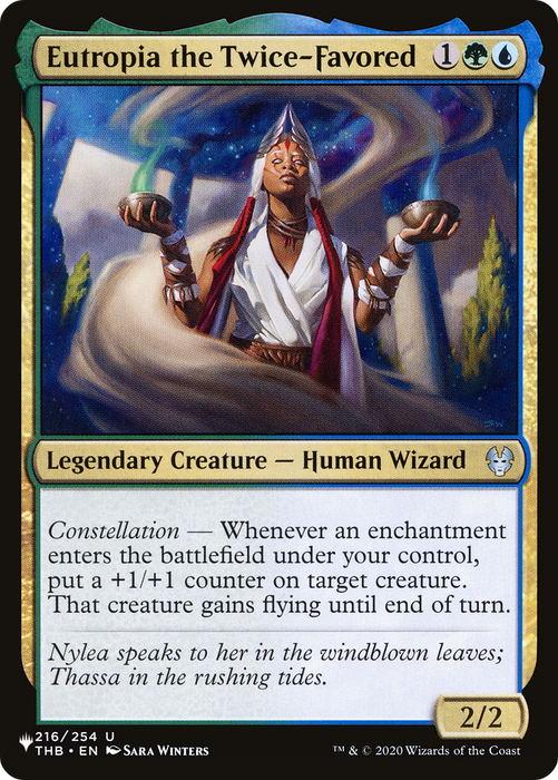 Eutropia the Twice-Favored (LIST-THB-216) - uncommon