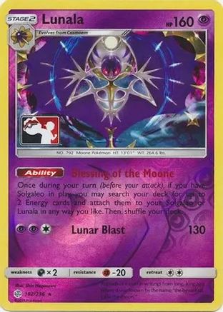 Lunala (102) - LCC  - Holo Rare - Reverse Holofoil