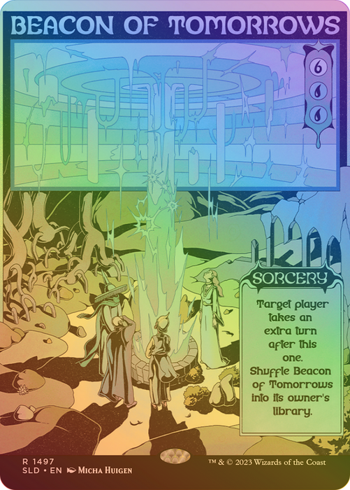 Beacon of Tomorrows (SLD-1497★) - rare (Borderless) - Foil