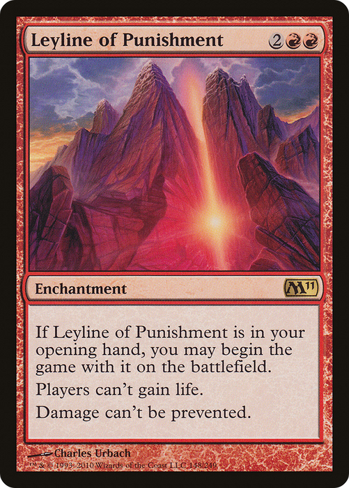 Leyline of Punishment (M11-148) - rare - Foil