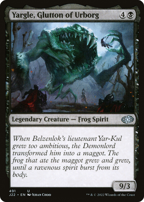 Yargle, Glutton of Urborg (J22-491) - uncommon