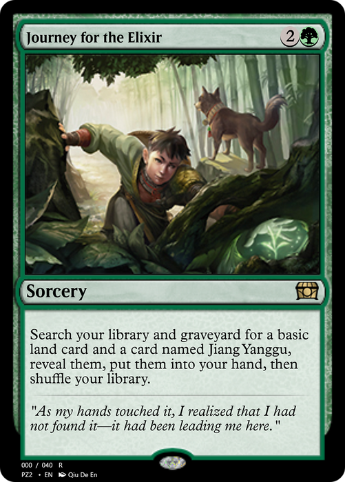 Journey for the Elixir (PZ2-70861) - rare - Foil