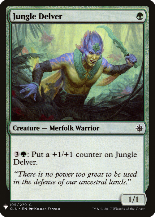 Jungle Delver (LIST-XLN-195) - common