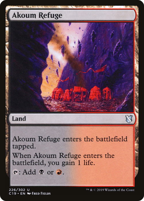 Akoum Refuge (C19-226) - uncommon