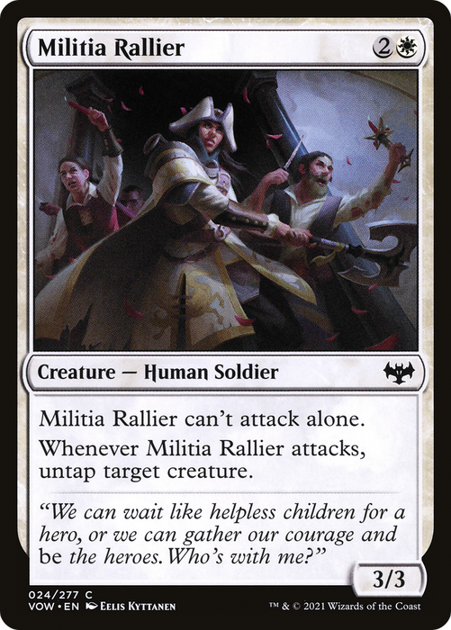 Militia Rallier (VOW-024) - common
