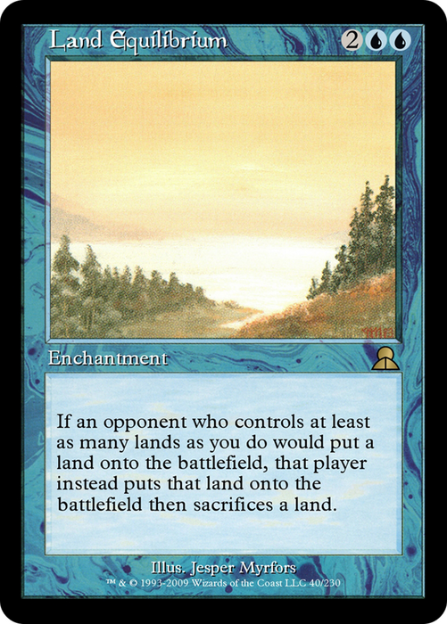 Land Equilibrium (ME3-040) - rare - Foil