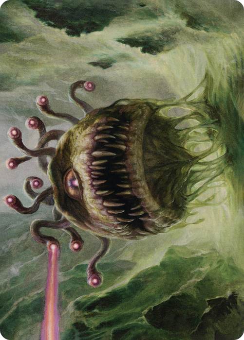 Baleful Beholder // Beholder (AAFR-001) - common (Borderless) - Foil