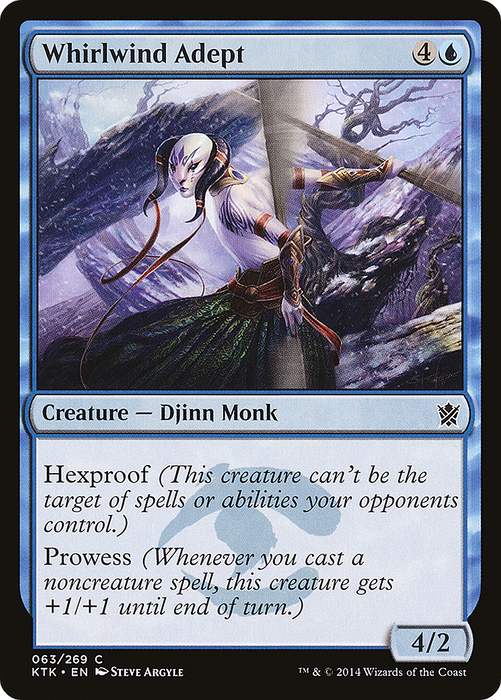 Whirlwind Adept (KTK-063) - common - Foil