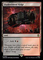 Shadowblood Ridge (WHO-894) - rare - Foil