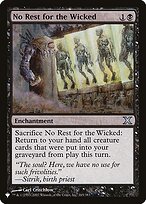 No Rest for the Wicked (LIST-10E-165) - uncommon