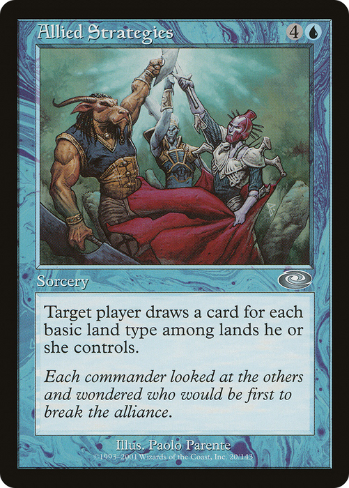 Allied Strategies (PLS-020) - uncommon - Foil