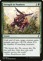 Strength in Numbers (TSR-233) - common - Foil